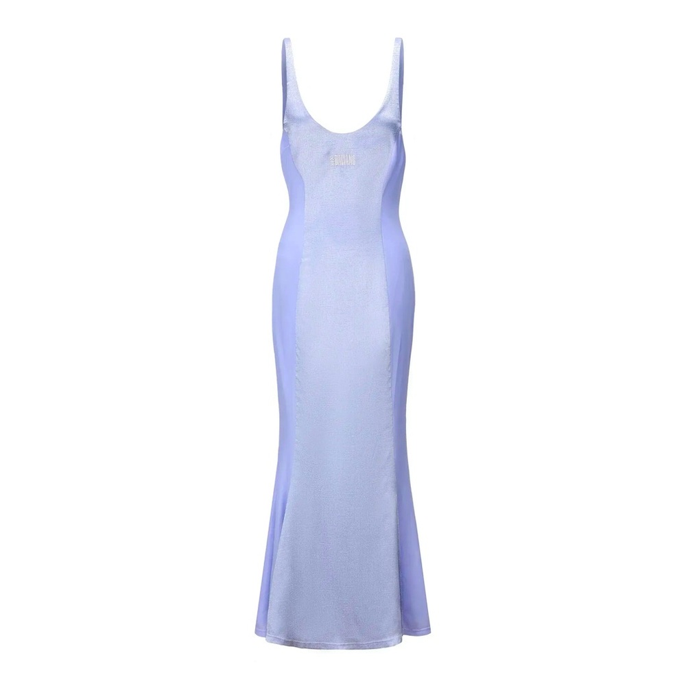 LUNAR NEW YEAR DRESS: Dawang Sen Sleeveless Maxi Dress in Periwinkle